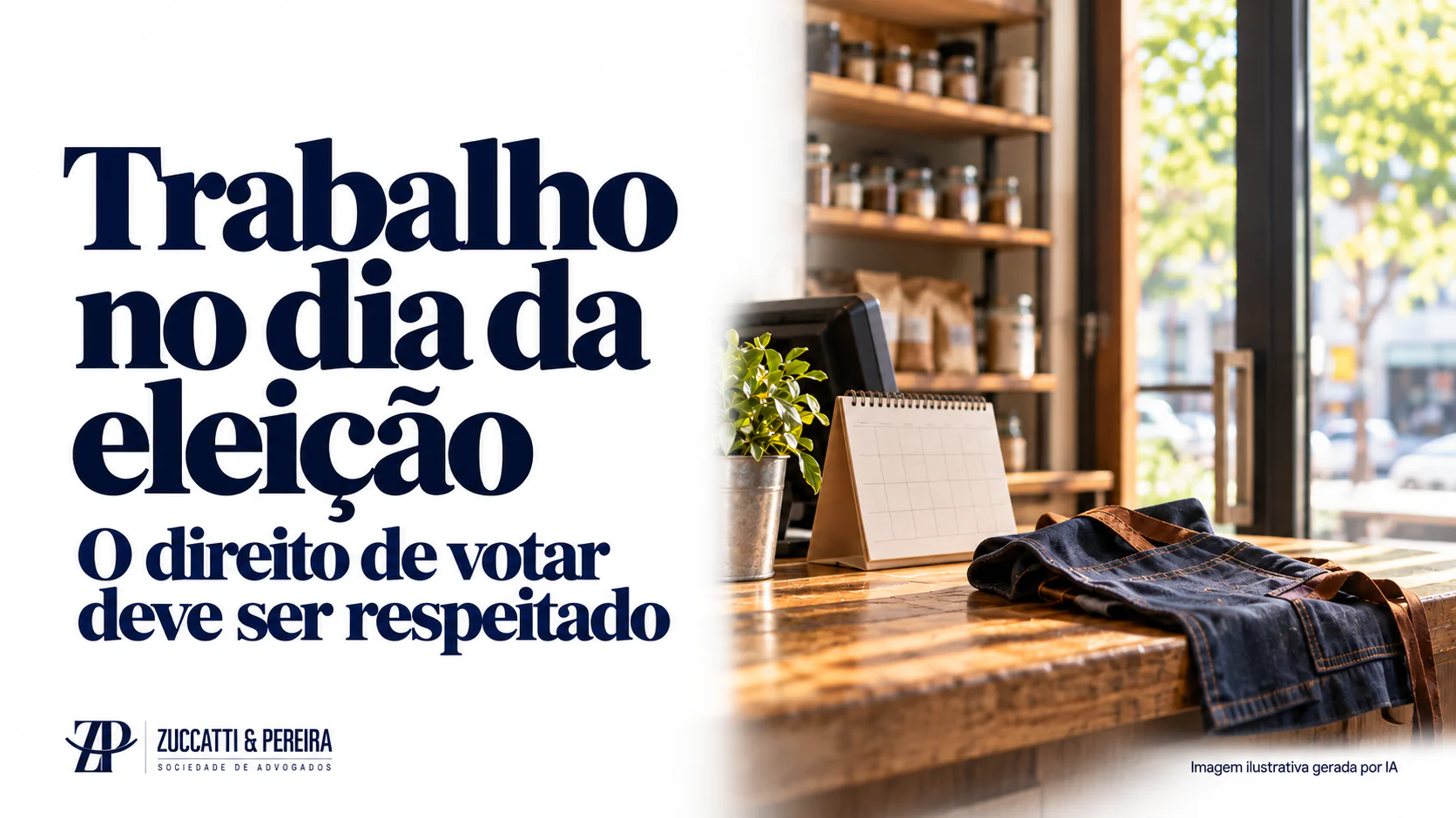 Trabalho no dia da eleição: direito de votar — imagem ilustrativa